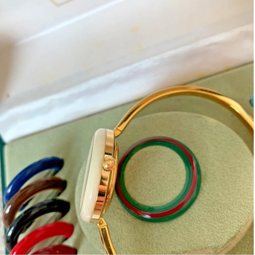 - Gucci Luxury 14k Gold Plated Luxury Watch - Picture 2 of 4